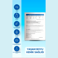 Osteocare Kalsiyum,Magnezyum, Çinko, D vitamini İçeren Kemik Sağlığı Vitamini 90 Tablet
